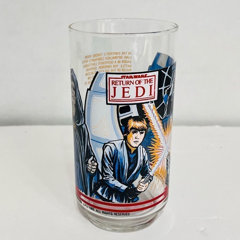 Vintage Star Wars: Return Of The Jedi Glass